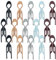 15 Stück Hair Pins,U-förmige Haarnadeln,Bobby Pins,Geeignet FüR Frauen,Um Die Frisur Zu Fixieren