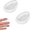 2 Stück Silikon Make Up Schwamm,Waschbar Makeup Sponge,Tropfenförmiger Schminkschwamm,Silikon Schwamm für Kosmetischer und Flüssiges Foundation Make-up Oder Korrigierender Schwamm Applikator