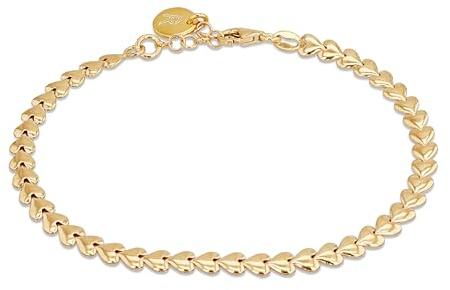 HURLEY BURLEY LONDON Women’s Heart Chain Bracelet