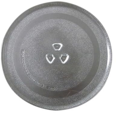 Microwave Plate 245mm/255mm Fit Microwave Turntable Glass Tray Scratch-Resistant Plate Glass Plate Turntable