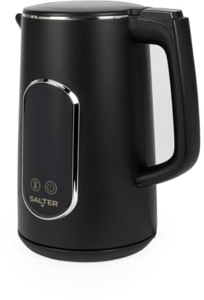 Salter Temp Rite Bollitore digitale, 1,7 L, 3000 W, temperatura regolabile | Display touch LED, doppia parete per trattenere il calore, funzione mantenimento 2 ore, esterno cool-touch