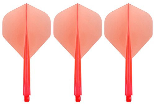 Condor Zero Stress Flight System | Standard Size | Dart Flights | Multiple Sizes | Multiple Colours (Clear Red, Medium)