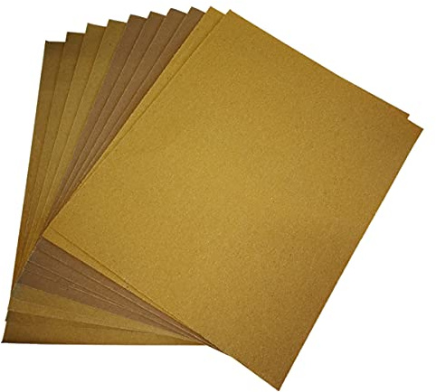 Toolzone 10pc Assorted Sandpaper