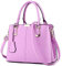 FiveloveTwo Womens Satchel Handbag Tote Purse Top Handle Shoulder Bags and Purse purple