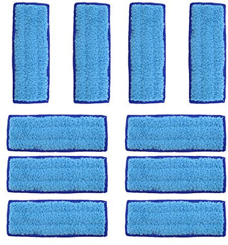 ENET 10pcs Mopping Pads Washable Damp Dry Mop Compatible with Braava Jet 240/241