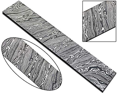 Damascus steel Bar, Billet, for knife, tool making twist Pattern. 2164