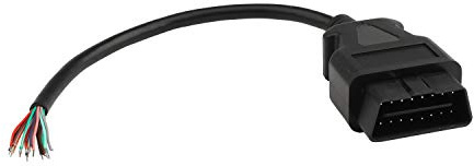 Futheda OBD-II Câble de Diagnostic 16 Broches vers extrémité OBD2 mâle 16 Broches connecteur Rond 30 cm