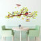 ufengke Wandtattoos Eulen Familie Baum Wandsticker Wandaufkleber DIY Schmetterlinge für Kinderzimmer Wohnzimmer
