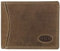 HMT Herren Leder Geldbörse Portemonnaie Portmonee Geldbeutel WILD Querformat braun 10200MC