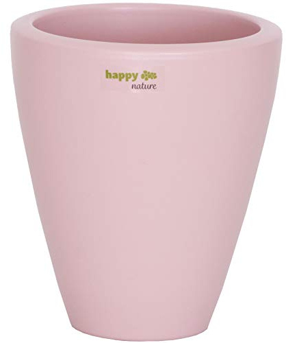 Happy Nature Keramik Blumentopf Rhodos Orchideen Silver pink mattt H 17 cm