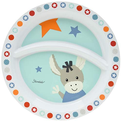 Sterntaler Baby-Teller, Esel Emmi, Alter: Für Babys ab 6 Monaten, Hellblau/Mehrfarbig