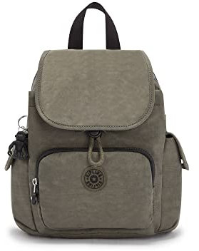 Kipling Bedruckter Rucksack mit City-Pack, Grünmoos, Mini, Damen City Pack Mini Rucksack Leichter Vielseitiger Tagesrucksack Tasche
