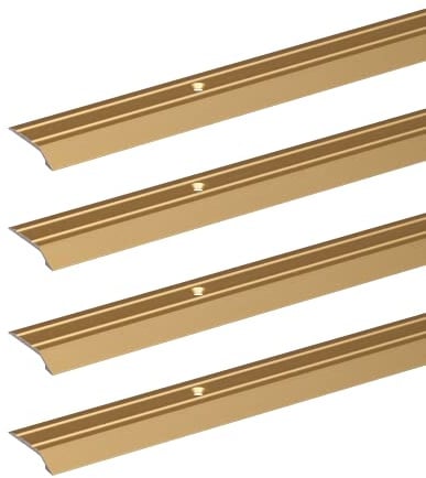 Alberts 498856 Ausgleichsprofil | Aluminium, goldfarbig eloxiert | 1000 x 30 mm | 4er Set