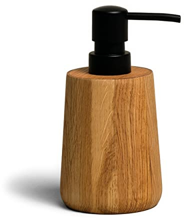 möve Oak Seifenspender, Wood, Ø 8 x 16 cm