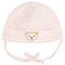 Steiff Unisex Baby Basic Bommel Beanie-Mütze, Silver PINK, 39