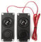 Goshyda 8Ω 5W Magnetic Speaker, Portable Heavy Bass Audio Cavity 40mm Internal Magnet Dual Speakers, DIY Mini Loudspeaker for LCD TV Monitor