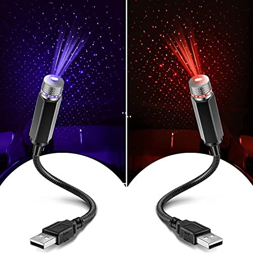 Mini Led Projection Lamp Star Night, (2Pcs) Mini Led Projection Lamp Star Night USB Plug, Led Projection Lamp