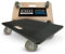 STROXX – 4X Transportroller mit 2000KG (500kg pro Roller) Traglast (600 x 400 x 145mm) – Rollbrett mit rutschfestem Gummibelag – Möbelroller für Umzug & sperrige Gegenstände