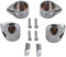 Toilet Seat Hinge Metal End Caps Compatible with Roca Giralda DAMA Senso Hall Soft Close AI0001100R