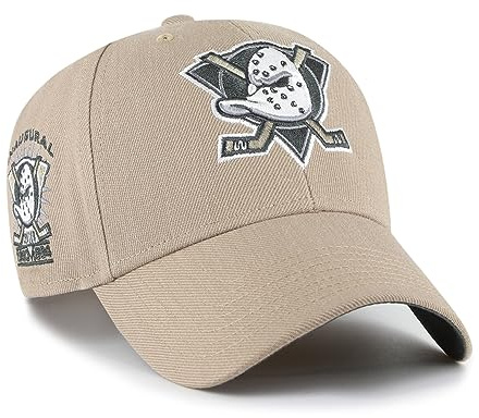 '47 NHL Anaheim Mighty Ducks Cap Basecap Baseballcap Sure Shot Khaki Inaugural Season Kappe