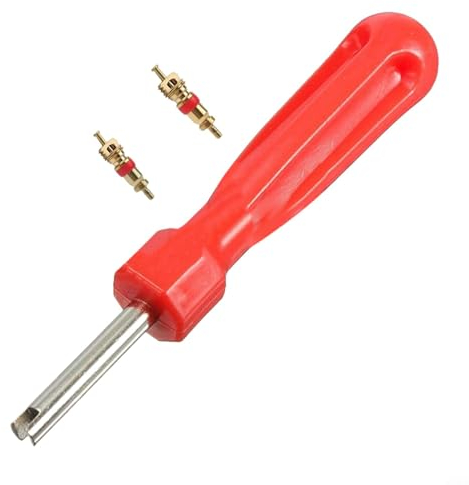 1Pack Boiler Repair Kit,Expansion Pressure Vessel Service Kit,Boiler Expansion Vessel Service Tool Kit with Core Valve,Red,Heaters & Stoves
