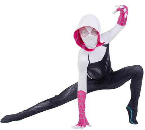 Kid's Spider-Gwen Zentai Suit Costume | Marvel Costumes Small