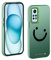 TAUYN Funda para Xiaomi Redmi Note 12 Pro 4G, Cara Sonriente Patrón Diseño Carcasa, PC Ultradelgado Anti-choques Protección Case, Verde