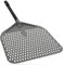 Karboby Pelle à Pizza 35cm/ 14 Pouces, Pelle à Pizza Perforée, Pizza Paddle en Aluminium Anodisé Dur pour Transférer Pain, Patisserie, Pizzas, Gris Foncé
