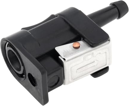ePathChina 6mm 1/4 inch Female Fuel Pipe Joint Comp Fitting Fit for Yamaha Outboard Motor, Wear-resistant Female Fuel Line Connector