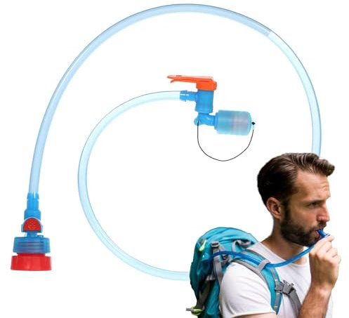 Water Bottle Drink Tube Hose Hydration Bladder Reservoir Pack Backpack System Hose Kit, Drinking Tube Water Bottle Accessories for Fishing Climbing Hiking