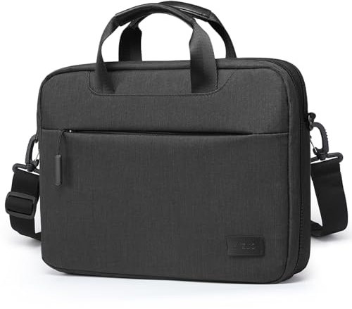 HYZUO 13.3-14 Inch Handbag for 13-14 MacBook Pro/Air, 13.8-13.5 Surface, Messenger Computer Shoulder Bag Briefcase for 13.3-inch Dell HP Asus Lenovo Notebook, Black