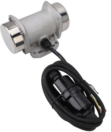 Concrete Vibrator Motor, Electric Concrete Vibrating Shaker Table Vibrator Motor Heavy Duty Machine, IP66, 2850RPM, Aluminum Alloy Case, for Shaker Table