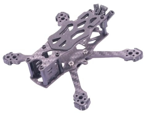 KRLAZdN Baby 2,5/3 Zoll Rahmen Kit RC Drone FPV Racing Quadcopter Kompatibel mit Caddx Polar Nebula Nano 1103 1104 1106 1204 bürstenlosen Motor(3inch Frame Kit)