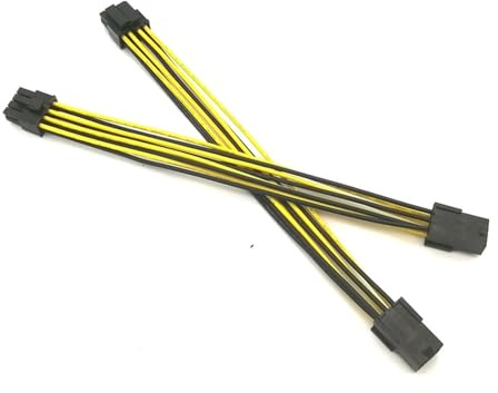 ChunLK 10pcs PCI-E 6Pin Female to CPU 8Pin 4+4Pin Power Adapter Cable
