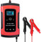 Chargeur Batterie Voitures，Chargeur De Batterie 12V 5A entièrement Automatique de Batterie de Voiture Chargeur d'alimentation Pulse réparation Chargeurs Wet Dry Batterie-chargeurs Affichage numérique