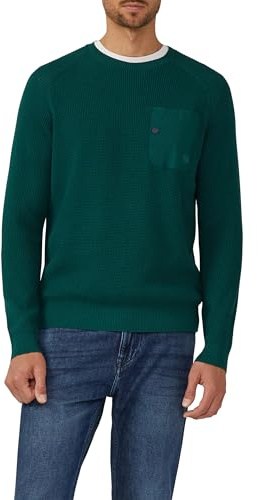 s.Oliver Strickpullover mit Brusttasche und Druckknopf