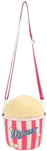 Fopytu Neuartige Modische Damen-umhängetasche, Cartoon-Popcorn-Form, Tasche Für Mädchen, Handtasche, Schultertasche, Geldbörse, Große Kapazität, Umhängetasche