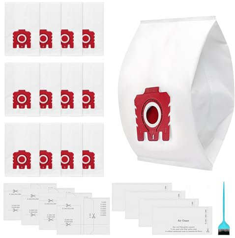 Lot de 13 sacs d'aspirateur pour aspirateurs Miele 3D Efficiency GN Classic C1 Complete C2 C3, S227, S600, S5000 et S8000