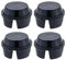 Aretle Replacement Lawn Mower Tractor Deck Wheels Cap M145727 Fits John Deere 335 1550 LX 178 F710 GS 25 GT225 GX325 etc Models (4Pack)