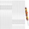 Mino Plus 30pcs Brochettes de Barbecue,Brochettes en MéTal,40cm Pique Brochette Inox,Brochettes en métal Plat,Brochette Réutilisables pour Barbecue Viande légumes,Brochettes Pour Griller (B)