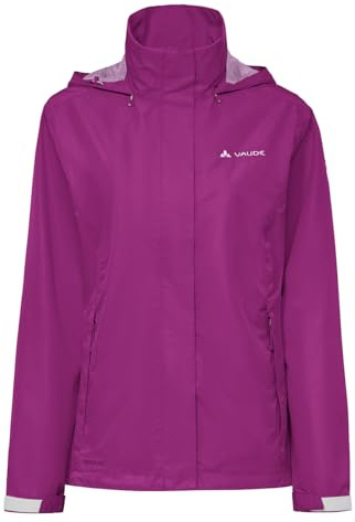 VAUDE Regenjacke Damen leicht - Women's Escape Light Jacket, wasserdichte Outdoor-Jacke, atmungsaktiver Windbreaker mit Kapuze, Klimaschonende Wanderjacke