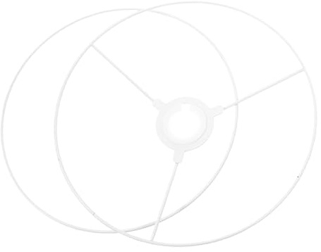 NULYLU Lampenschirm Ring 40cm aus Eisen Deckenleuchtenrahmen mit Einfachem Montage Bruchsicher für Café Sowie Restaurant Geeignet