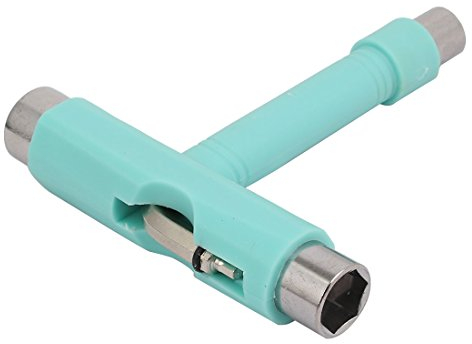 sourcing map Hex Sockel Skateboard Rolle Schlüssel T Schraubenschlüssel Reparatur Werkzeug DE de