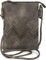 styleBREAKER Damen Mini Bag Umhängetasche mit Zick-Zack Cutout und Nieten, Schultertasche, Handtasche, Tasche 02012211, Farbe:Dunkelgrau