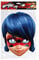 empireposter Miraculous - Ladybug - Papp Maske aus hochwertigem Glanzkarton mit Augenlöchern, Gummiband - Größe ca. 30x21 cm - Pappmaske, Prominentenmaske, Funmaske, Tiermaske
