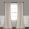 Lush Decor Insulated Grommet Blackout Window Curtain Panels, Pair, 52 W x 120 L, Wheat