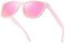 Dollger Polarised Sunglasses for Women Men Retro Classic Sunglasses UV400 Protection Pink Frame/Pink Lens