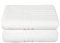 MAURAHOME - 2er Pack Badvorleger, Frottee Duschvorleger, 100% Baumwolle Badematte 50x70cm, Badteppich Weiß, Badvorleger rutschfest Waschbar, Badezimmerteppich, Schnelltrocknend Duschvorleger