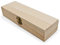 Plain Unfinished Wood Pencil Box, Unpainted Small Rectangle DIY Artist Tool and Brush Storage Box Case with Locking Clasp