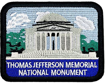 Thomas Jefferson Memorial National Monument Travel Traveler Embroidered Sew On Iron On Patch